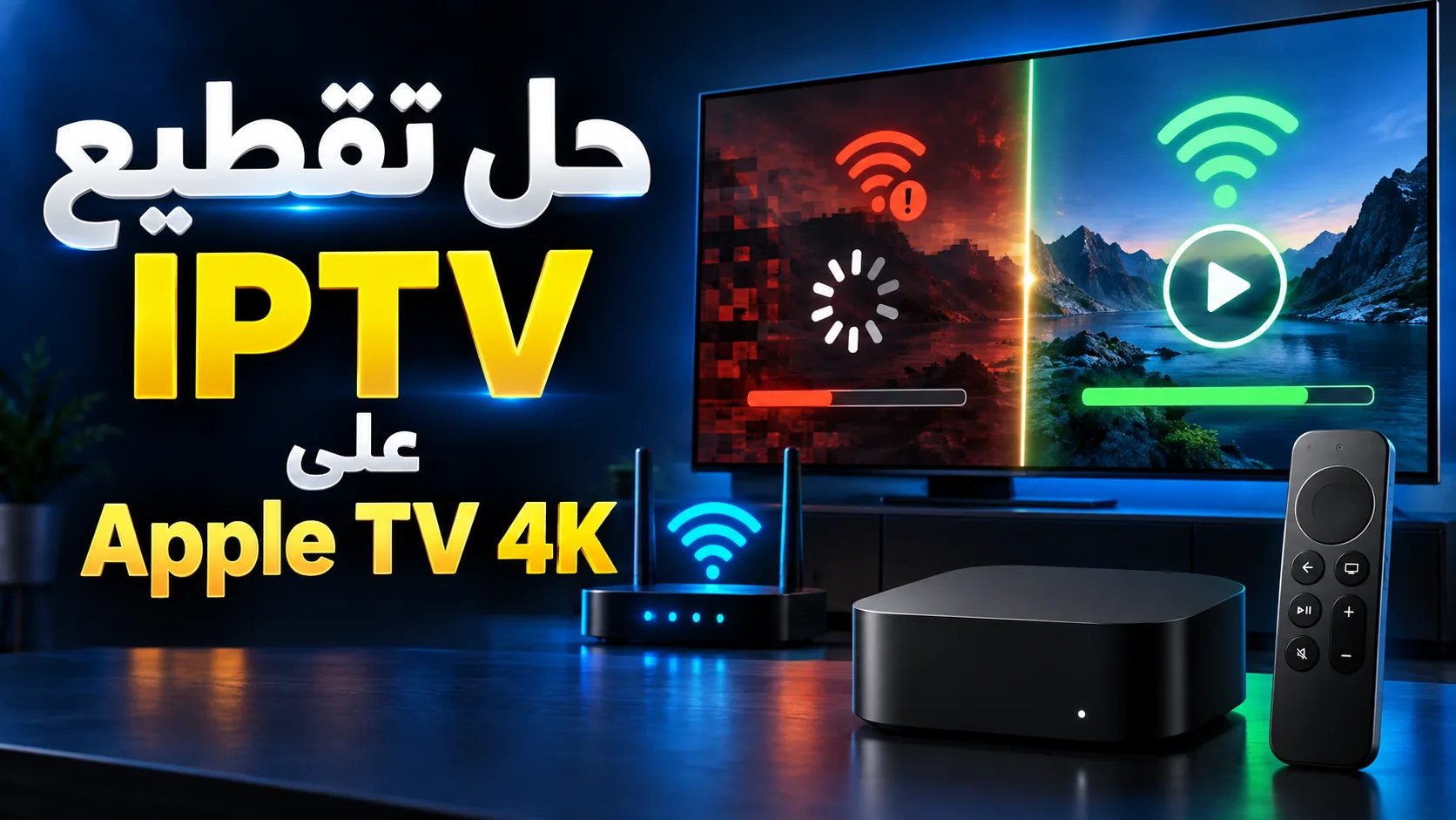 حل تقطيع iptv على apple tv 4k — حل تقطيع IPTV على Apple TV 4K