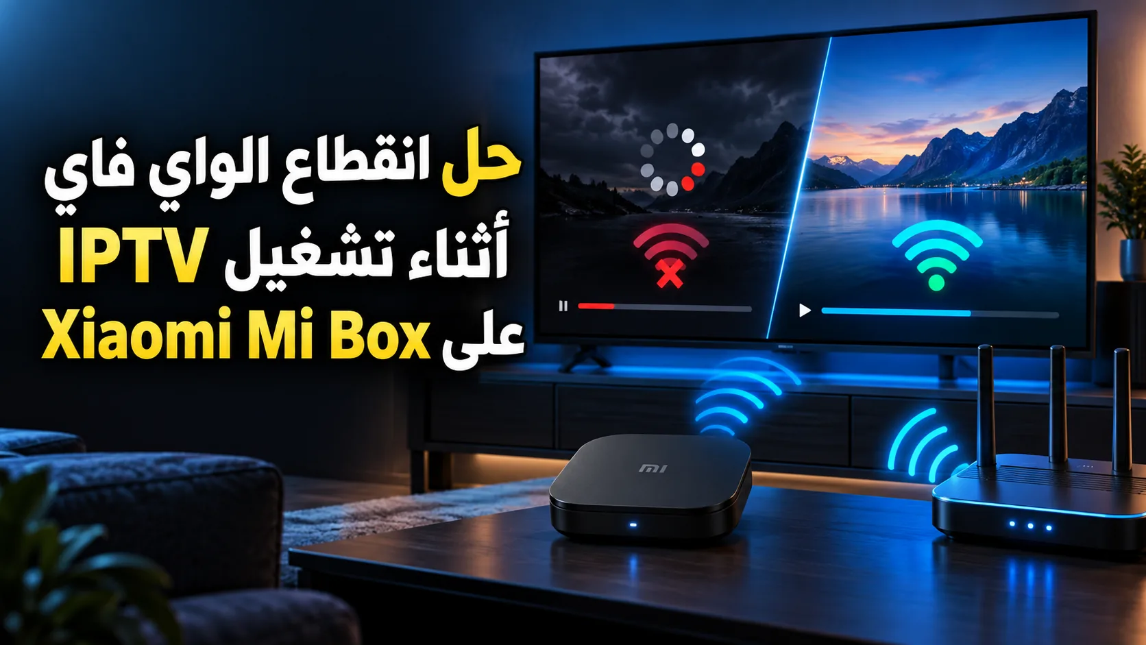 iptv mi box انقطاع الواي فاي — حل انقطاع الواي فاي أثناء تشغيل IPTV على Xiaomi Mi Box